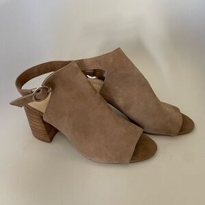 Nine West Open Toe Chunky Heel Shoes
